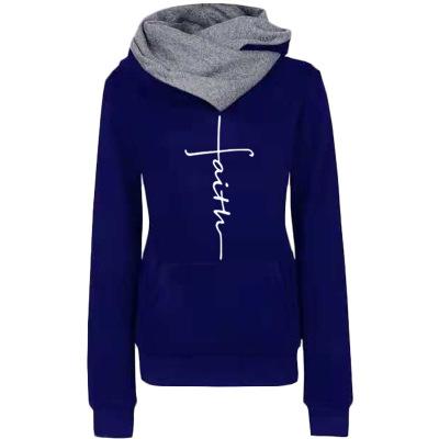 FAITH Embroidered Hoodie Sweatshirts Women's