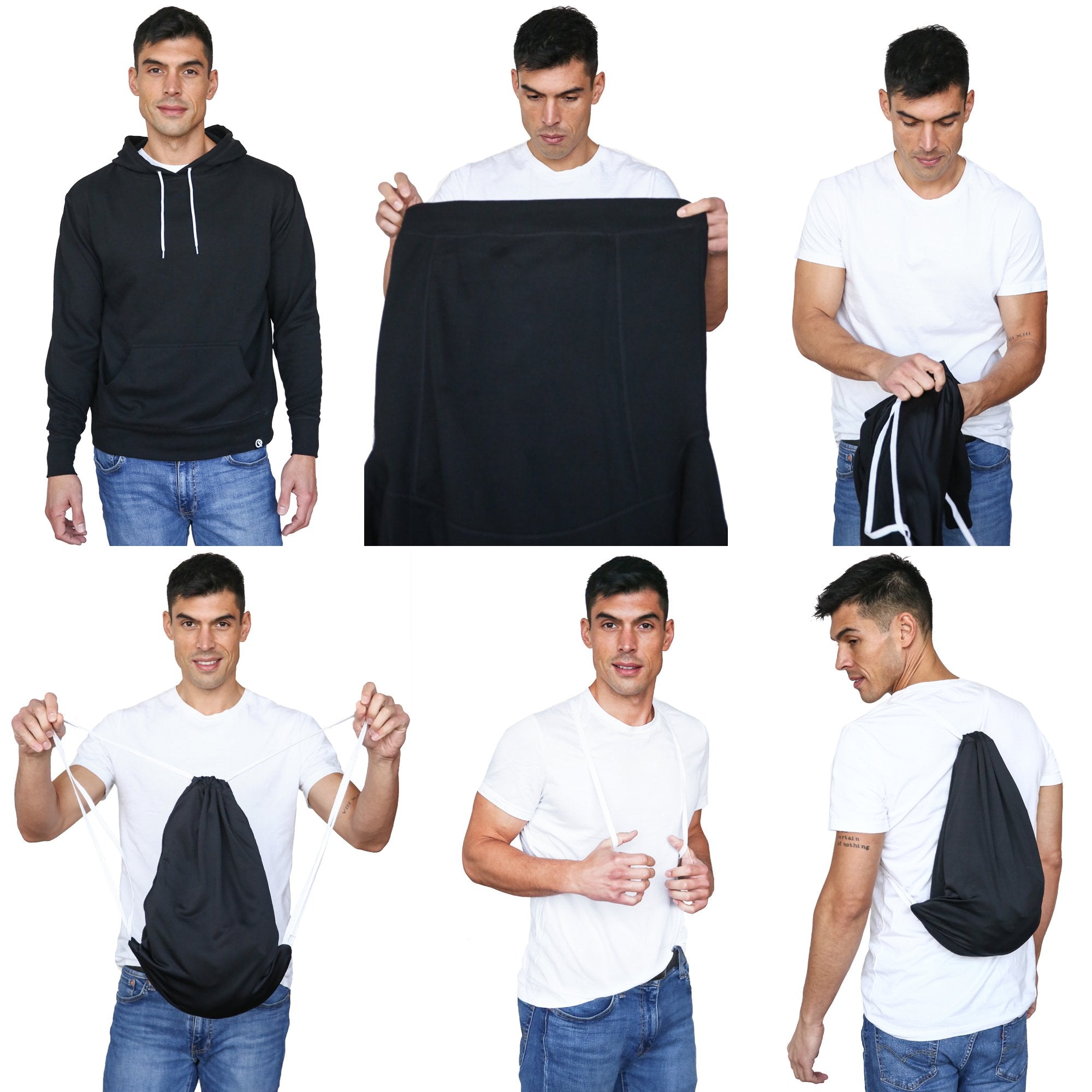 Backpack Hoodie QuikFlip Men's